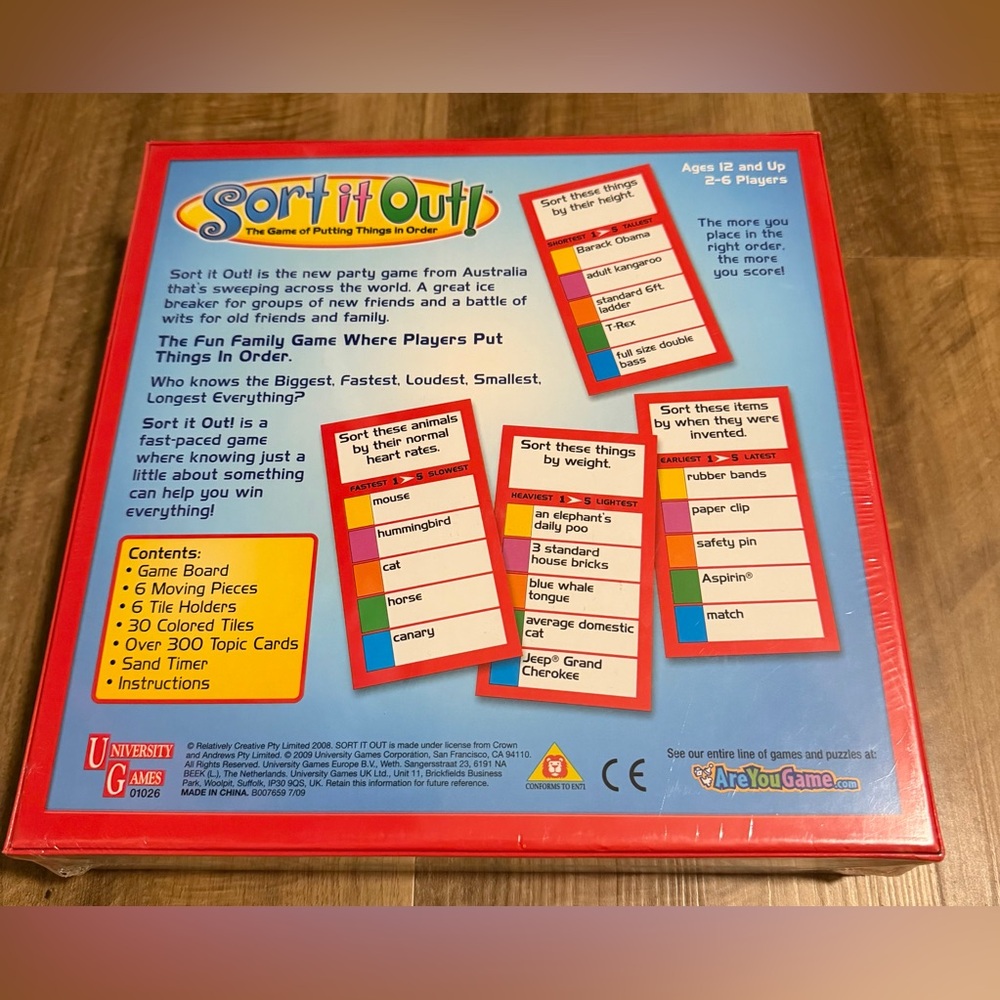 Sort It Out! Board Game - Picture 2 of 2